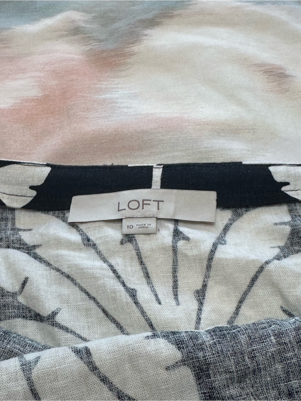 Loft Palm Linen Blend Cami Top - Picture 7 of 10